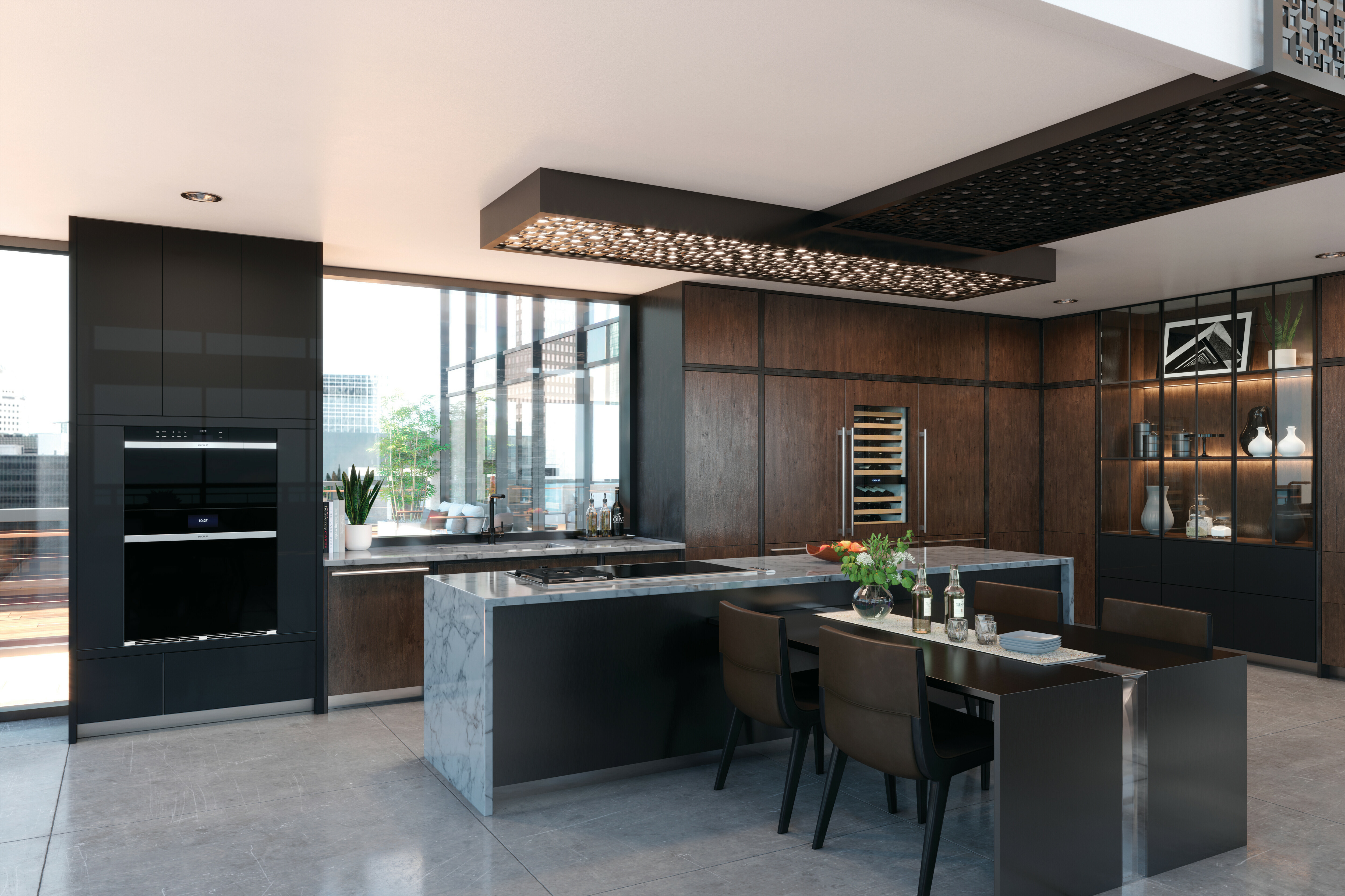 Combination Fridge Freezer by Sub Zero