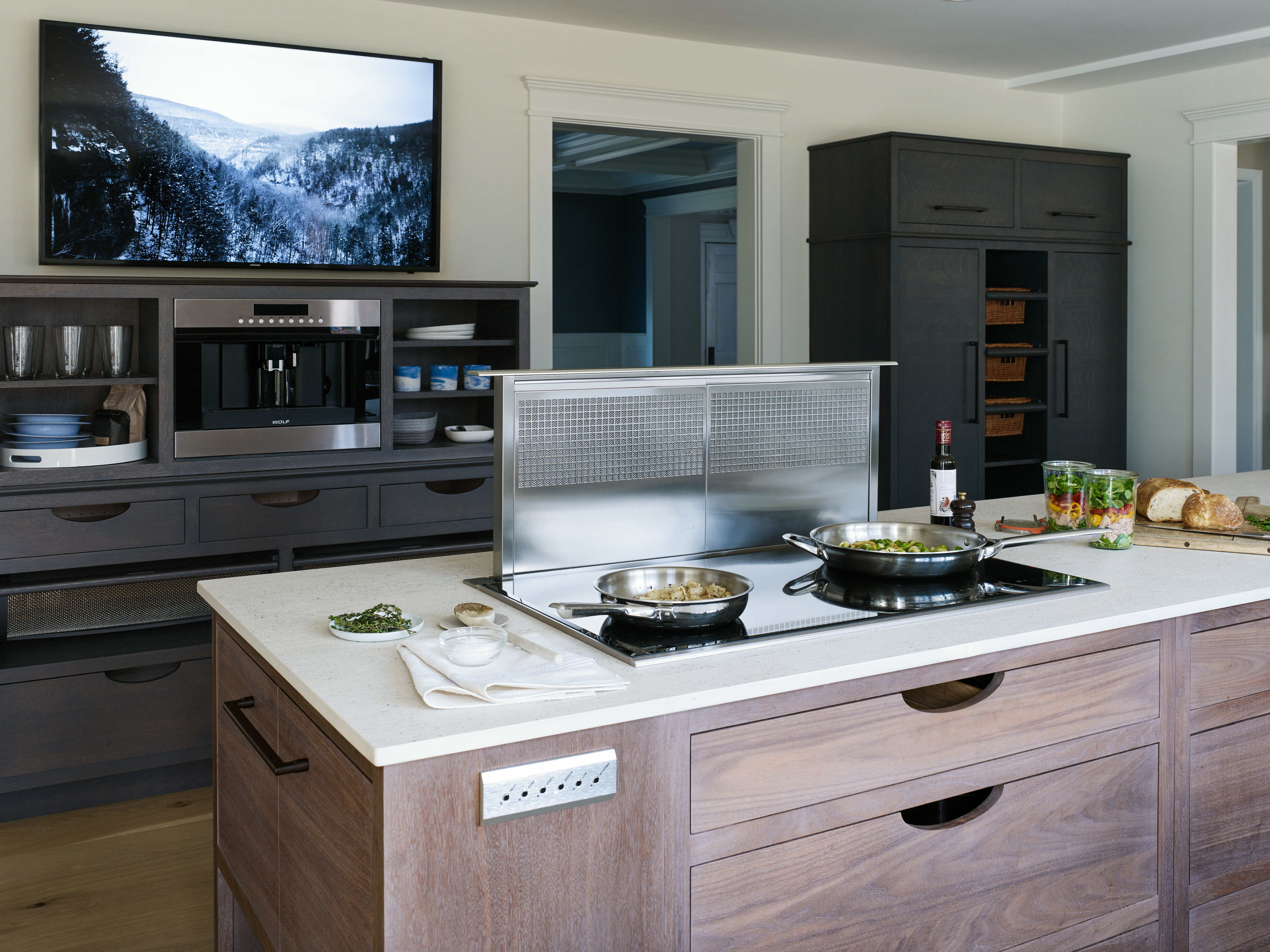 Downdraft Extractor Popped Up