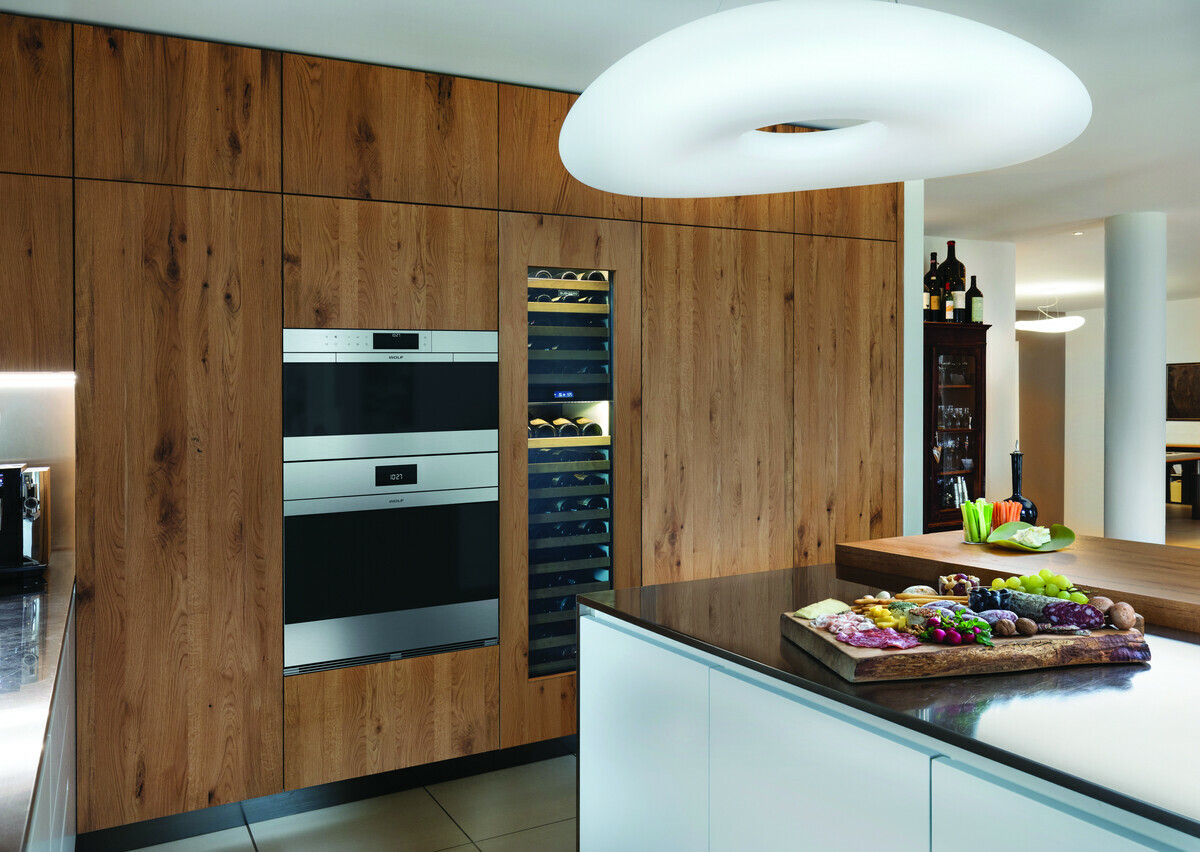 Sub Zero Wine Fridge in London Kitchen