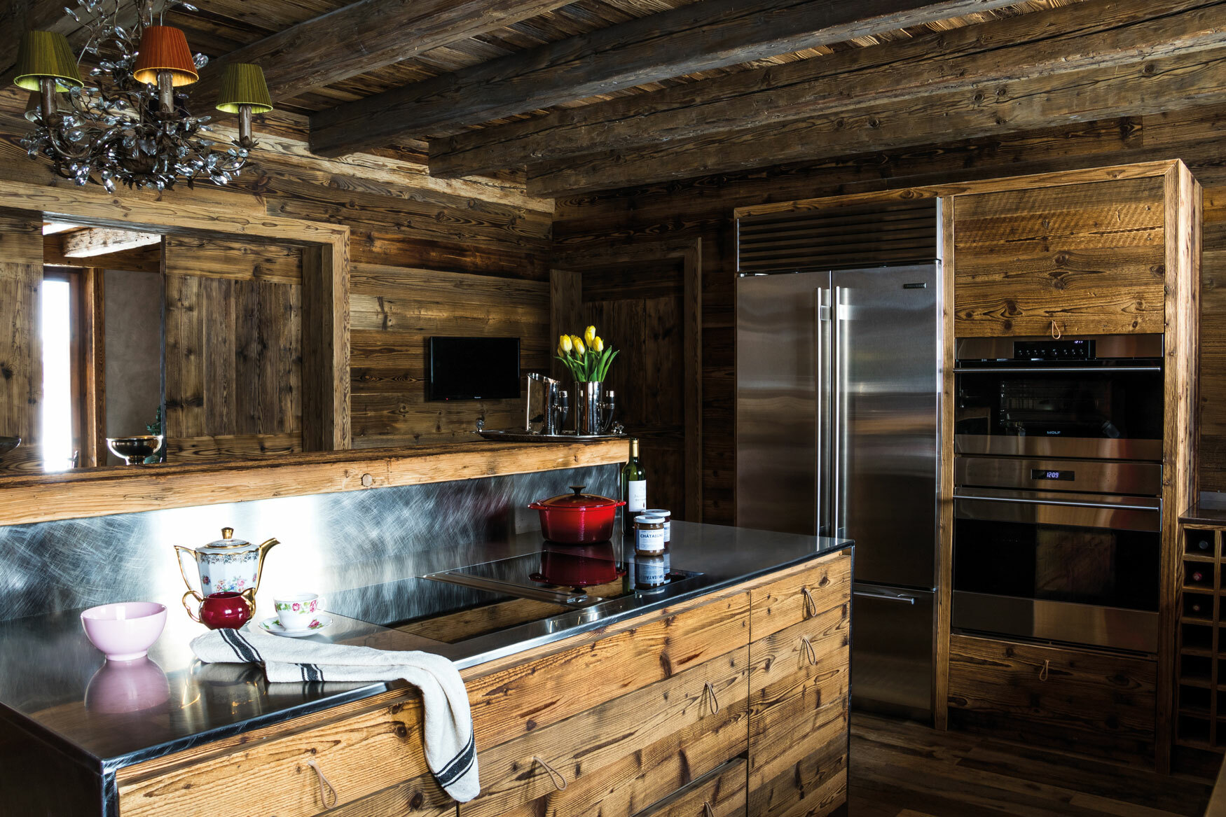 Sub Zero Appliances in Kitchen