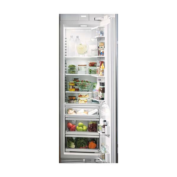 Interior of Narrow Fridge