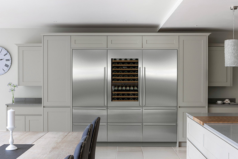 Integrated Combination Fridge Freezer in Situ