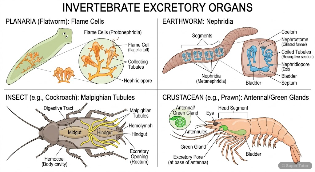 Types Of Excretion In Humans