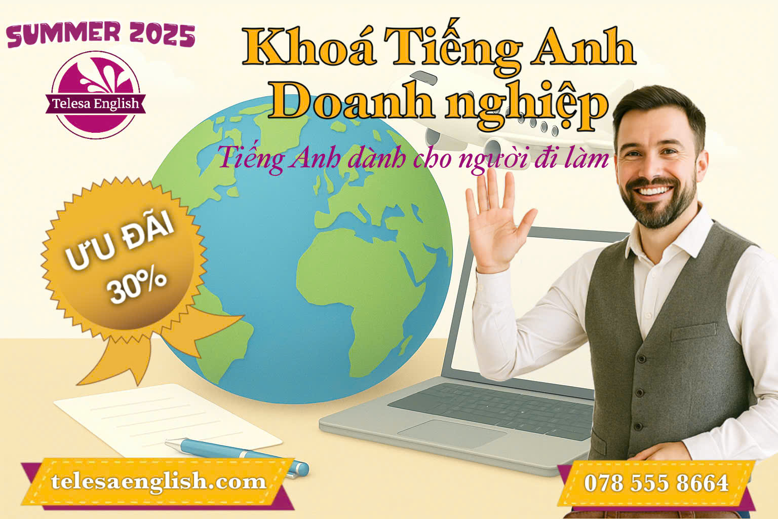 TELESA ENGLISH – ĐỐI TÁC ĐÀO TẠO TIẾNG ANH TIN CẬY CHO DOANH NGHIỆP
