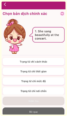 Bài tập trắc nghiệm