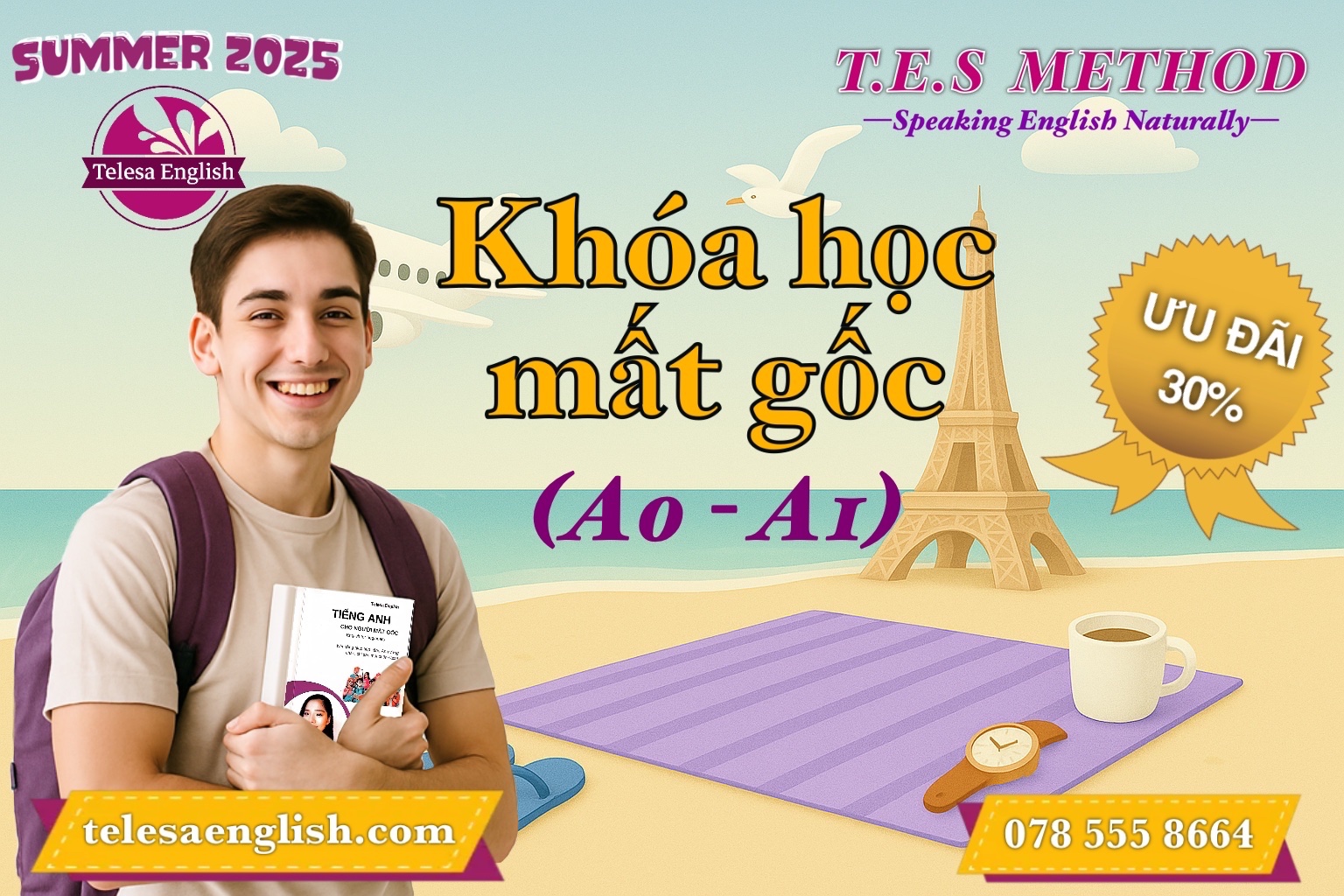 KHÓA A0 - A1 DÀNH CHO NGƯỜI MẤT GỐC