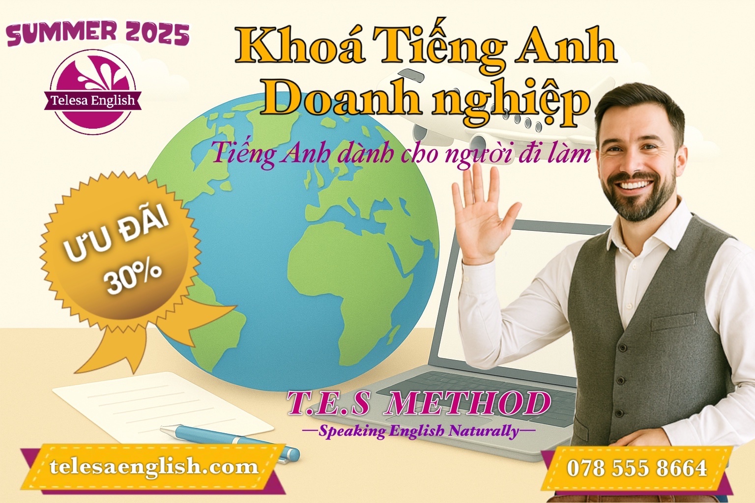 KHÓA ĐÀO TẠO TIẾNG ANH CHO DOANH NGHIỆP