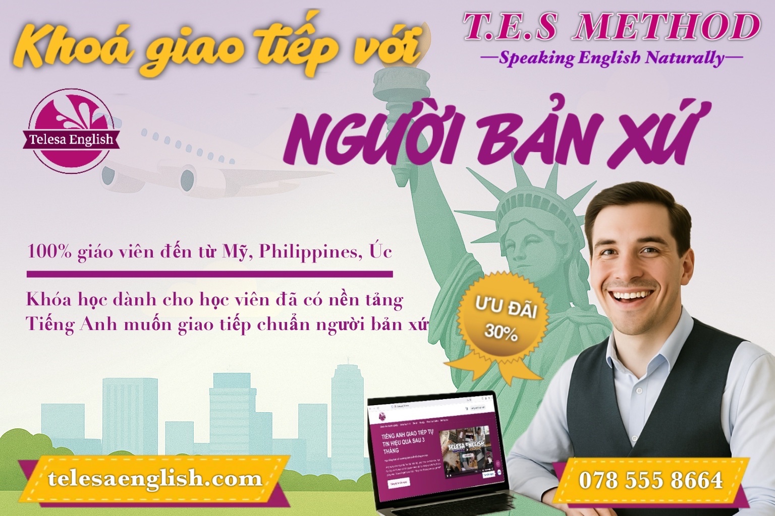 KHÓA GIAO TIẾP TIẾNG ANH VỚI NGƯỜI BẢN XỨ