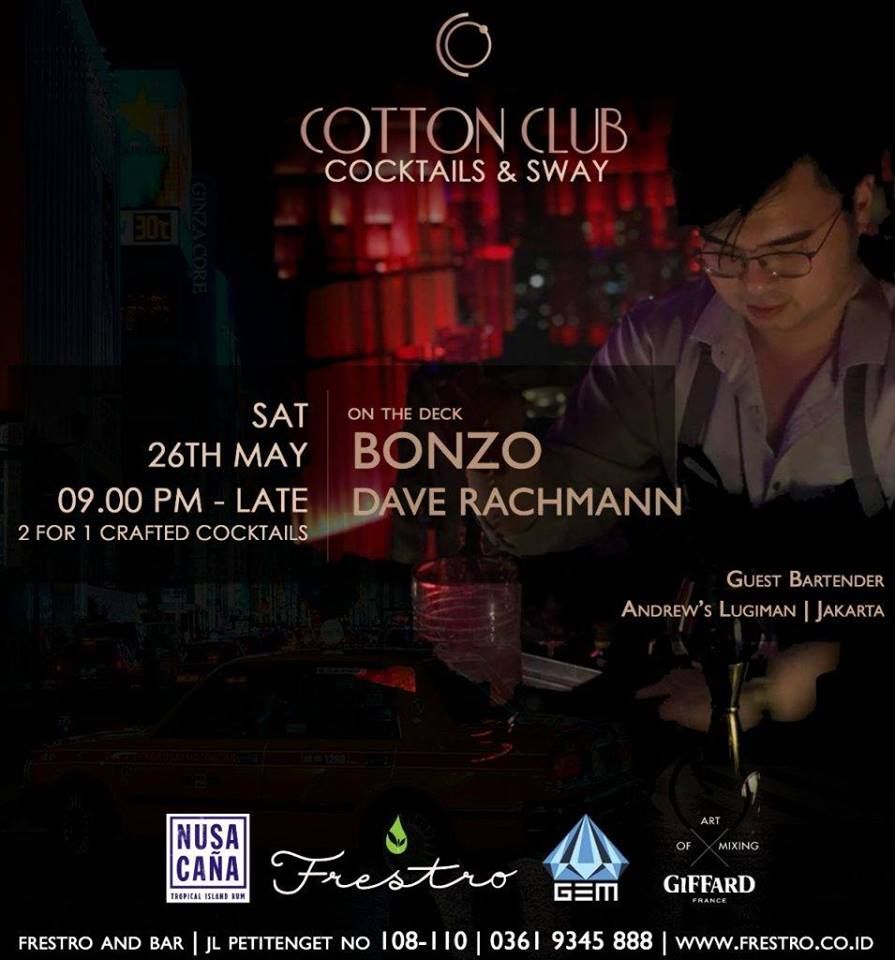 The Bali Bible Cotton Club Cocktails & Sway