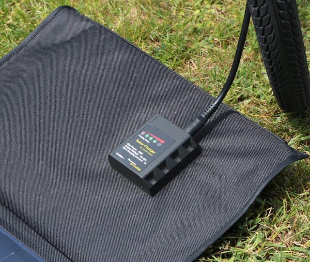 A solar powered ebike charger Treadlie