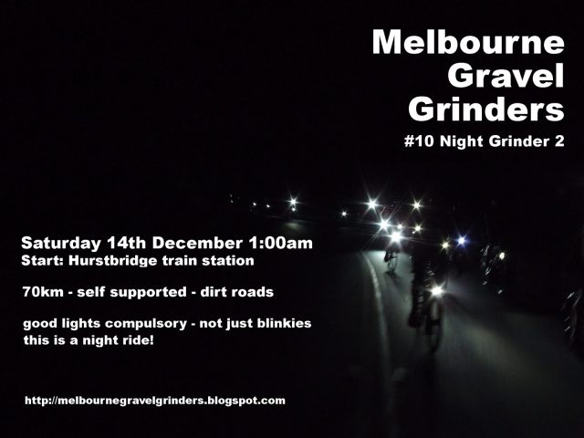 MelbourneGravelGrindersNightRide