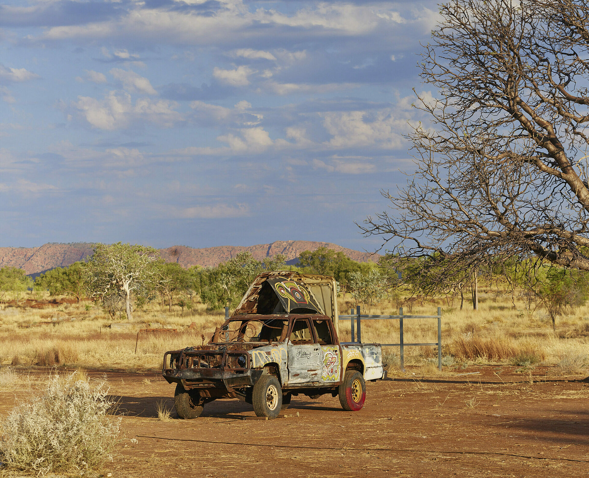 Warnarral Ngoorrngoorrool on the Joonba Ground, Warmun. 2021.
