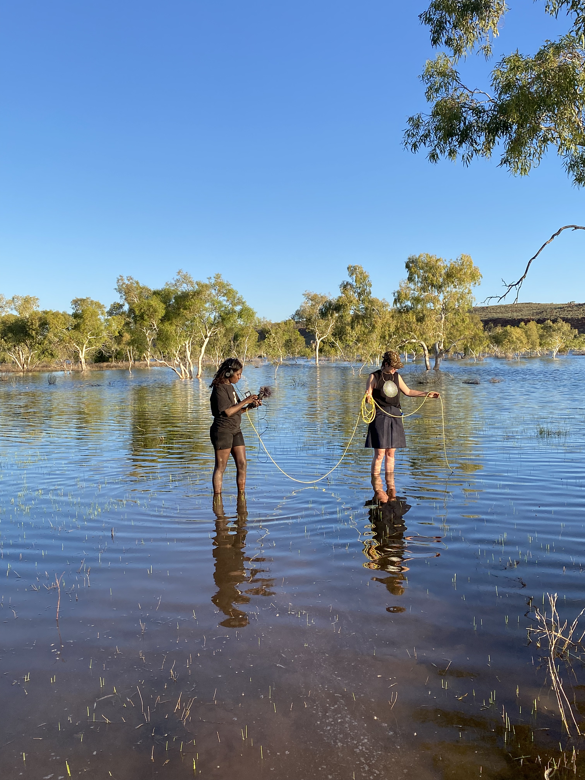 Kulininpalaju Shamicka Sampi and Annika Moses as part of Kulininpalaju Photo by Zoe Martyn
