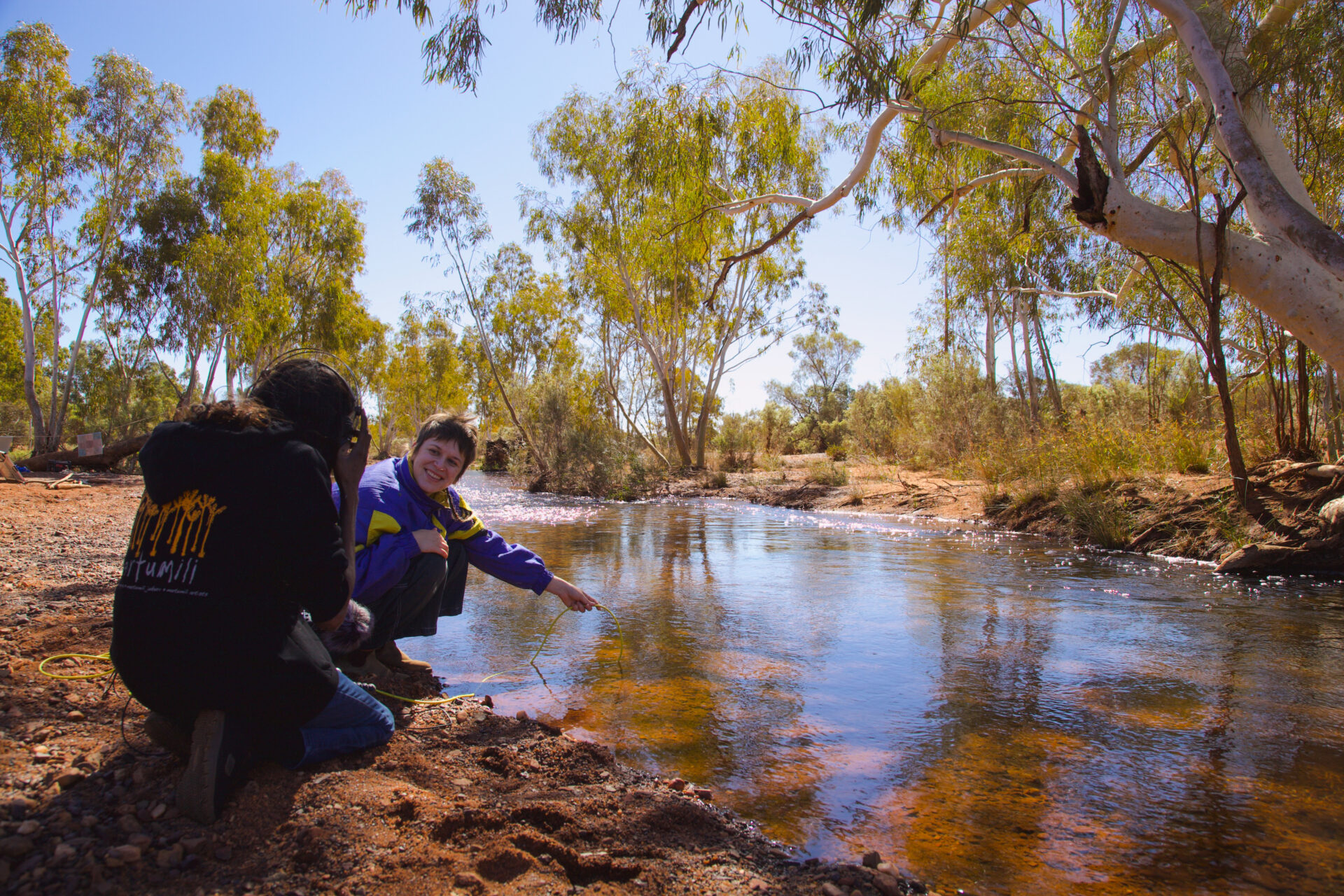 Annika Moses and Alysha Taylor at Sandy Creek