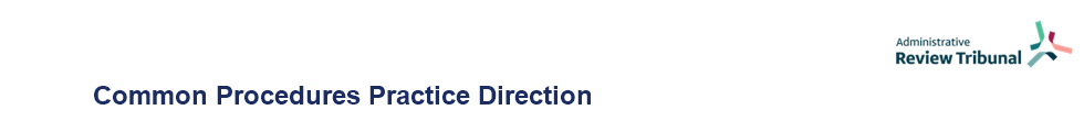 Common Procedures Practice Direction