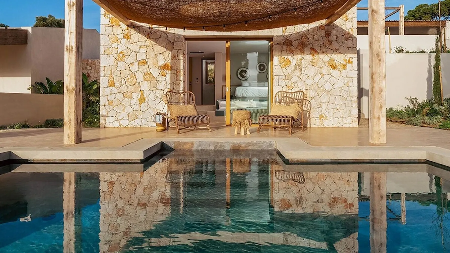 Eliamos Villas Hotel & Spa, Kefalonia, Greece, Amos Suite with Outdoor Private Salt Water Pool and Sea View