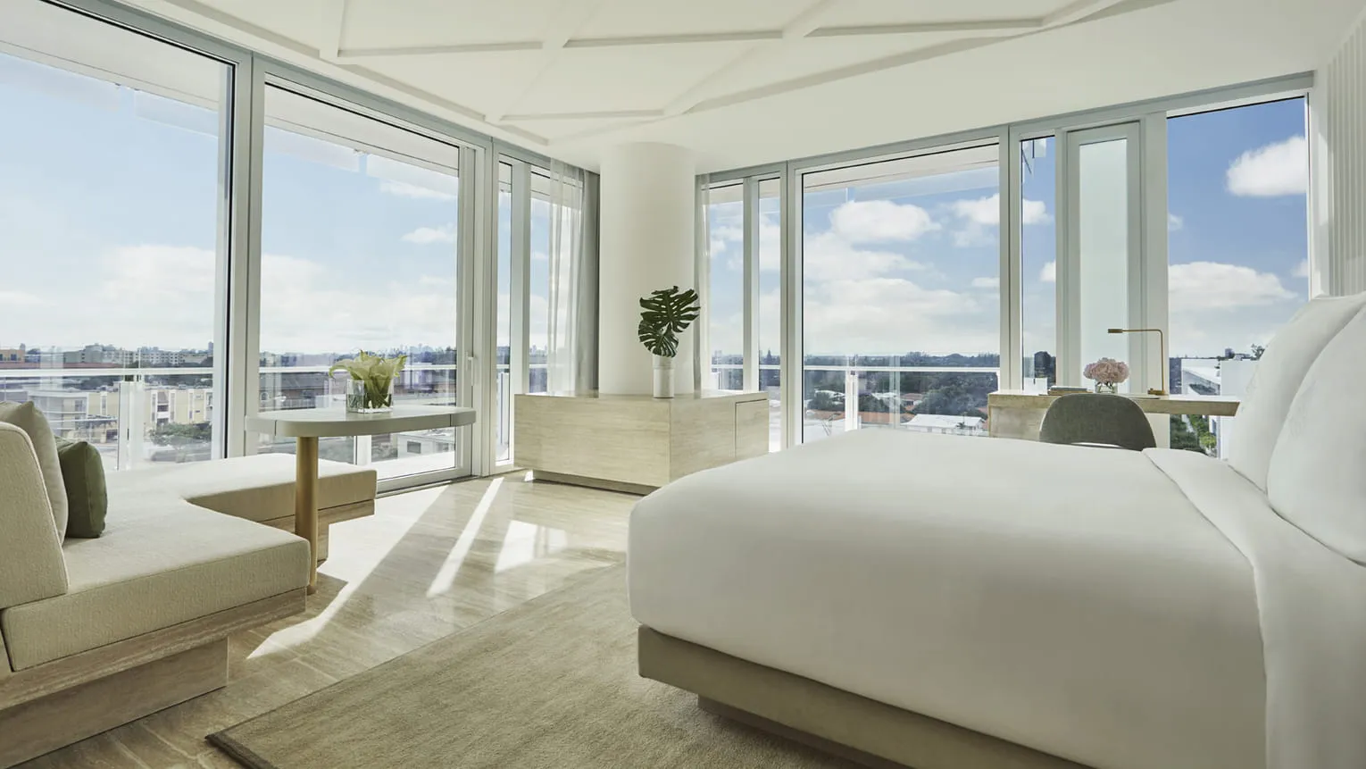 Four Seasons Hotel at the Surf Club, Miami, Florida, USA, Bay View Corner Studio