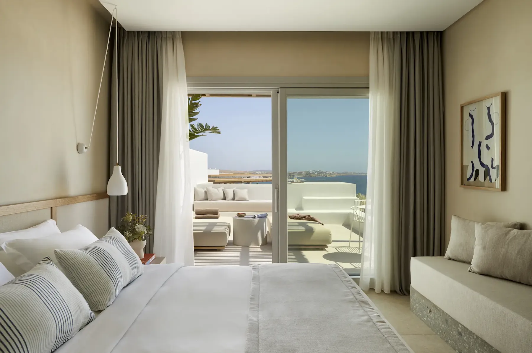 Pārocks Luxury Hotel & Spa, Paros, Greece, Comfort Sea View Room