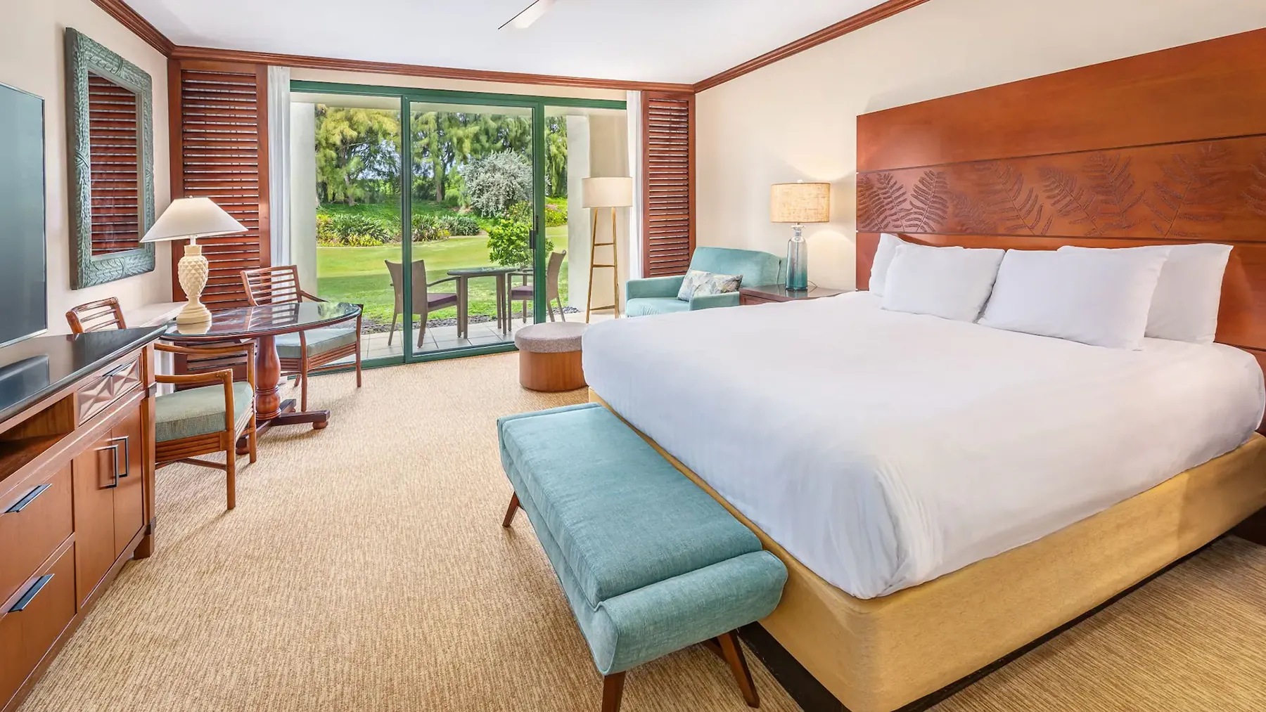 Grand Hyatt Kauai Resort & Spa, Kauai, Hawaii, USA, 1 King Bed Resort View Room