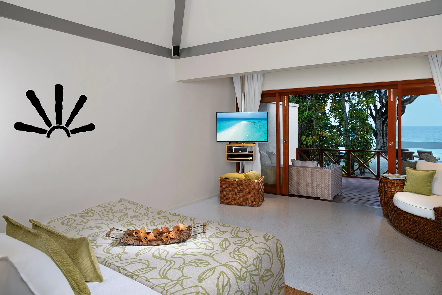 Deluxe Beach Villa, Taj Coral Reef Resort, Maldives