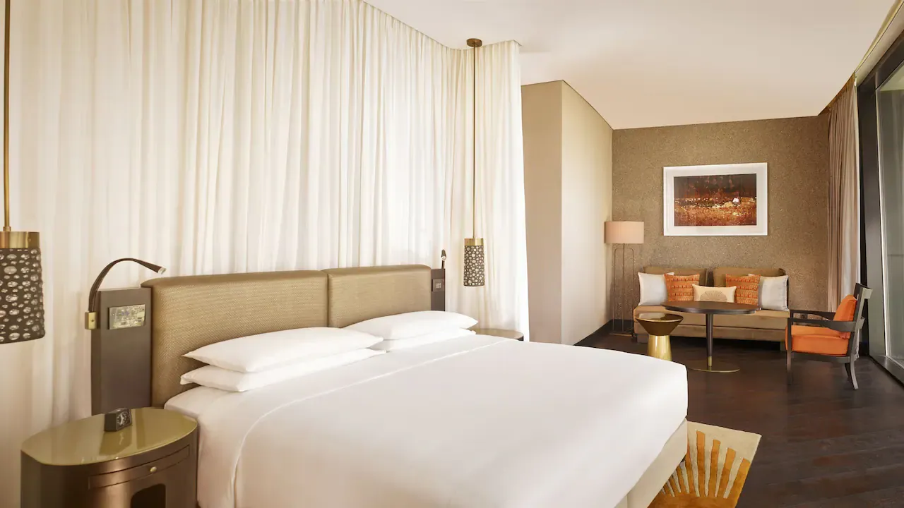 Grand Hyatt Abu Dhabi Hotel & Residences Emirates Pearl, Abu Dhabi, U.A.E., 1 King Deluxe with Balcony