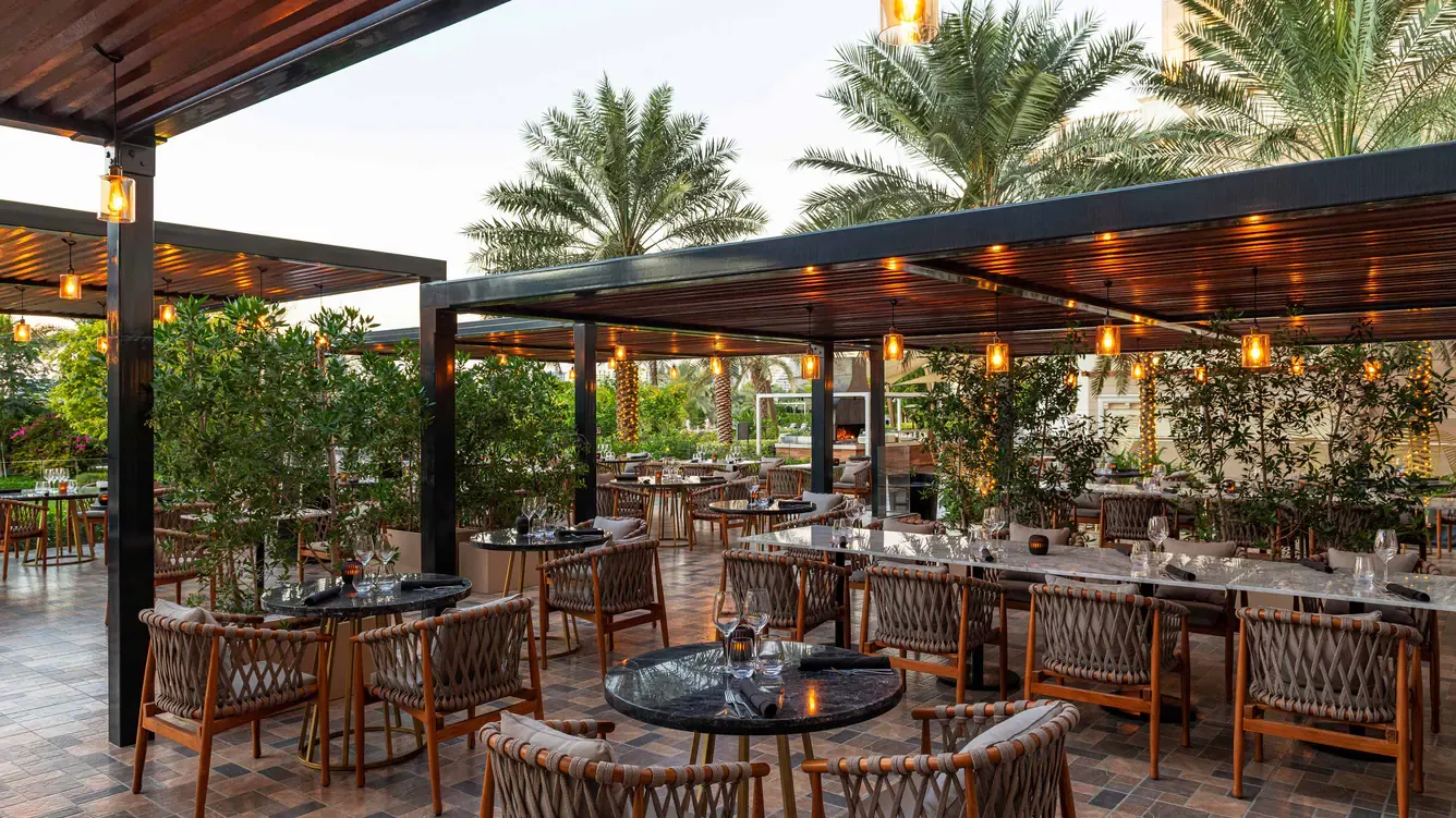 The Westin Dubai Mina Seyahi Beach Resort & Marina, Dubai Marina, U.A.E., Baba Steakhouse Terrace