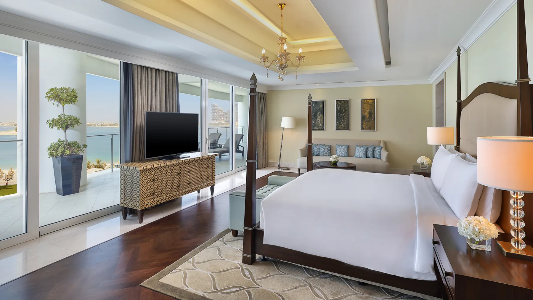 Waldorf Astoria Dubai Palm Jumeirah, The Palm Jumeirah, Dubai, U.A.E., Chairman Two Bedroom Suite Pearl Club