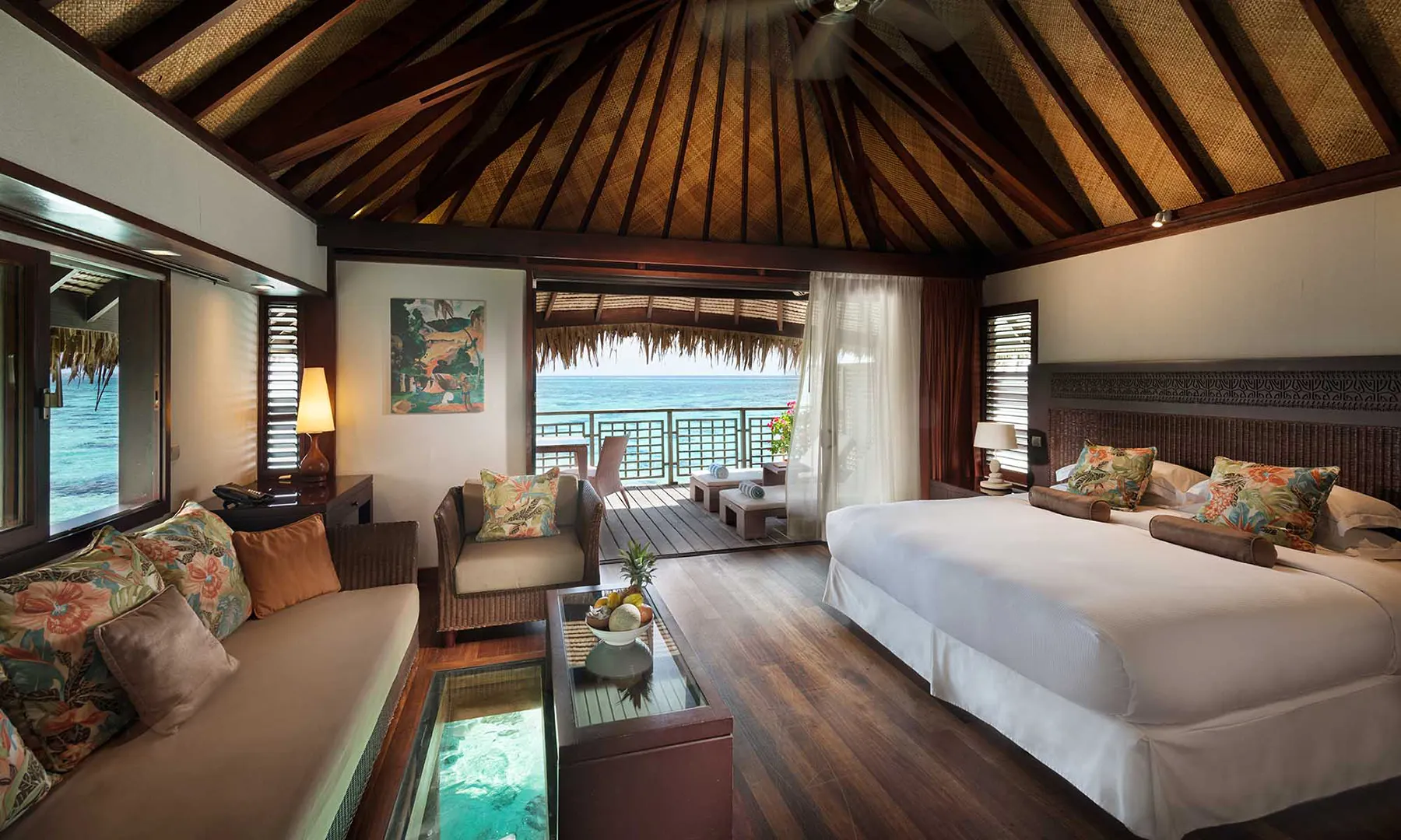 Hilton Moorea Lagoon Resort & Spa, Moorea, French Polynesia, King Overwater Bungalow