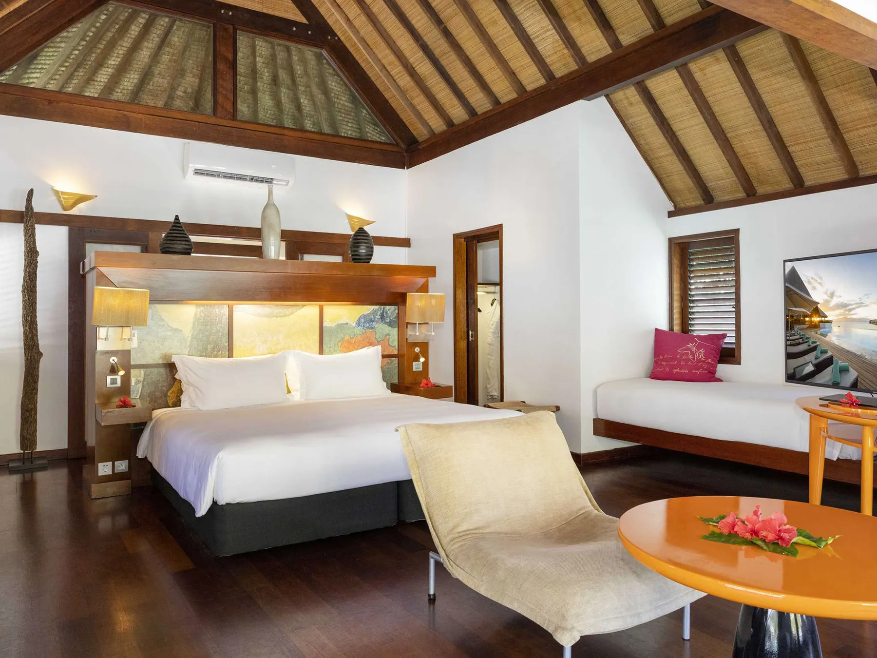 Sofitel Kia Ora Moorea Beach Resort, French Polynesia, Luxury Bungalow Beach Front