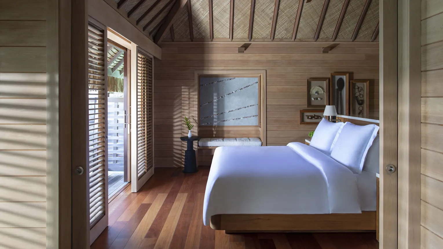 Four Seasons Resort Bora Bora, French Polynesia, One Bedroom Beach View Overwater Bungalow Suite