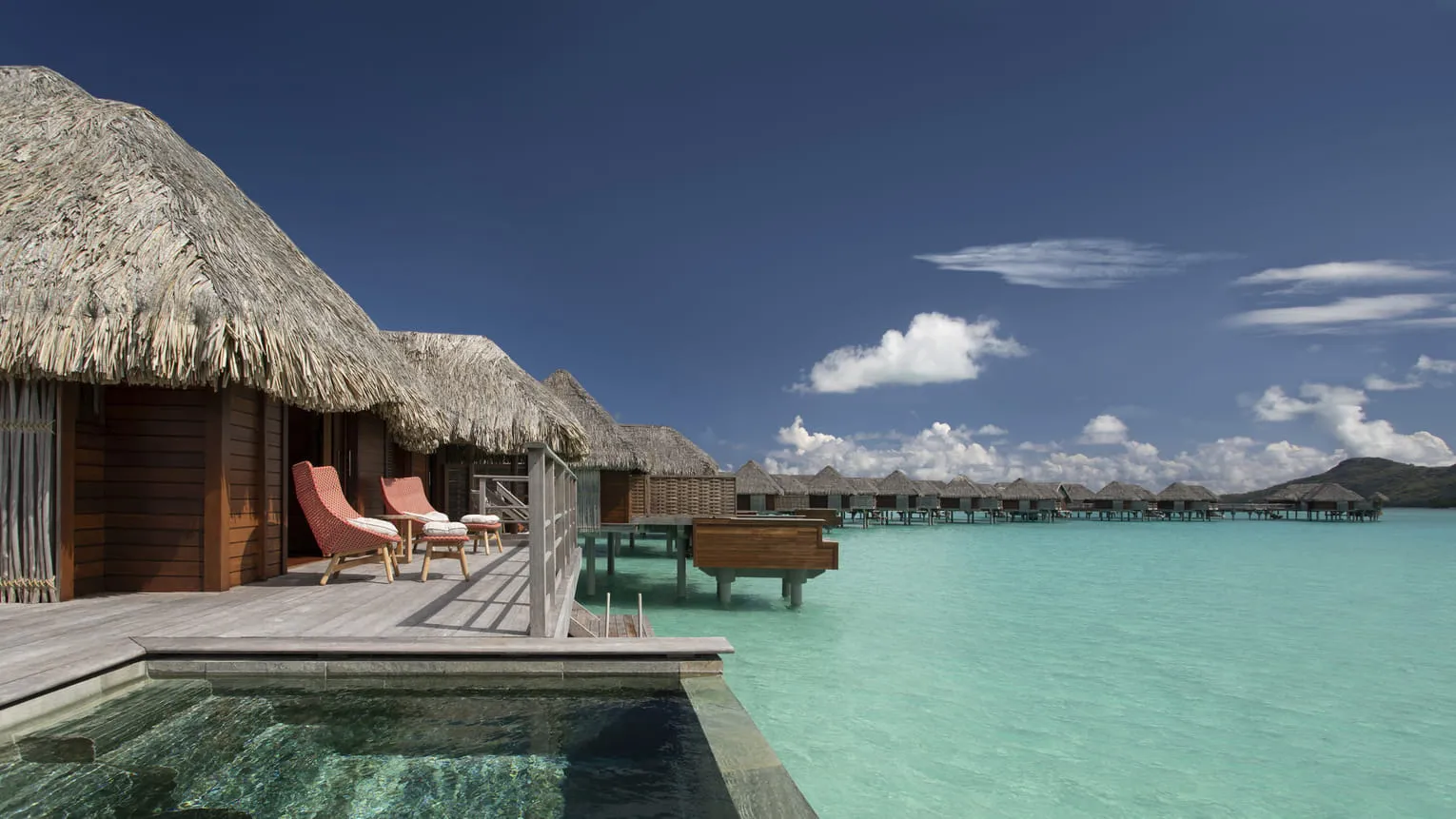 Four Seasons Resort Bora Bora, French Polynesia, Two Bedroom Henenui Overwater Bungalow Suite with Plunge Pool