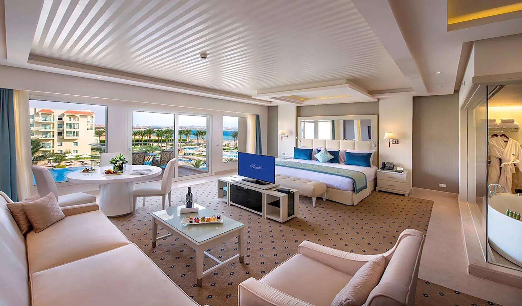 Premier Le Rêve Hotel & Spa, Hurghada, Egypt, Majestic Suite Prime Sea View and Pool View