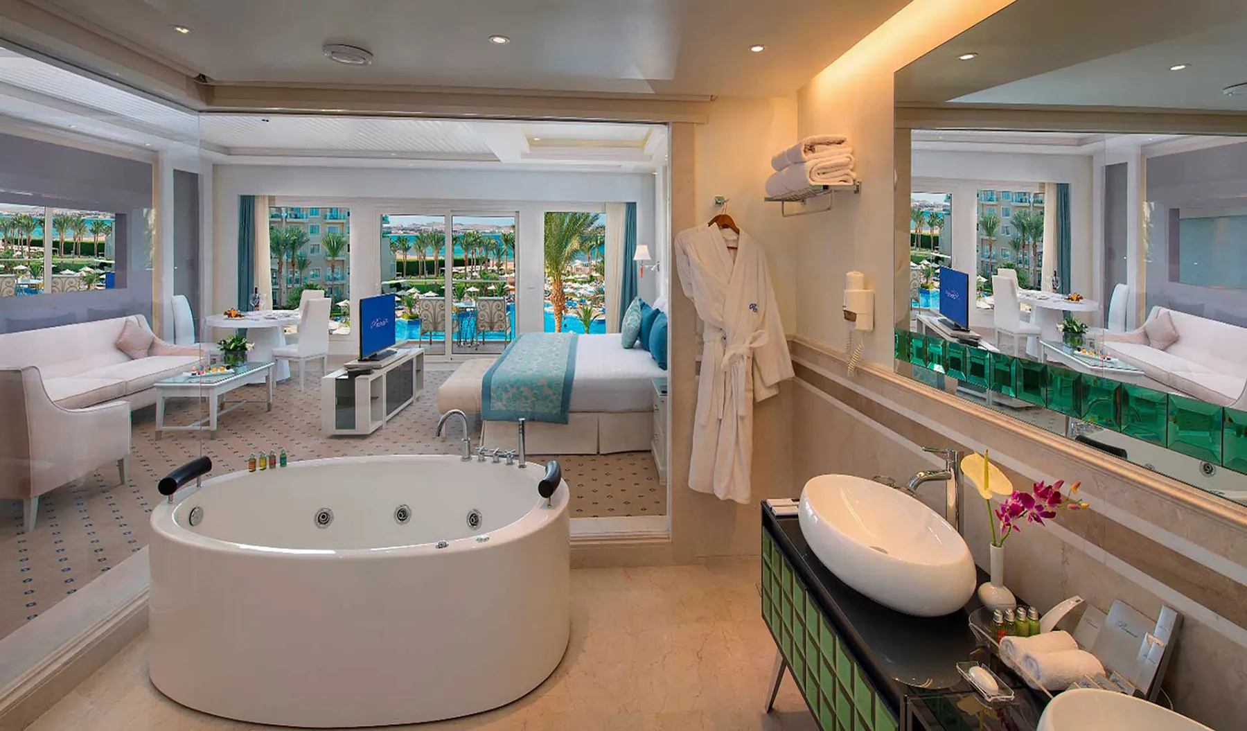 Premier Le Rêve Hotel & Spa, Hurghada, Egypt, Majestic Suite Prime Sea View and Pool View