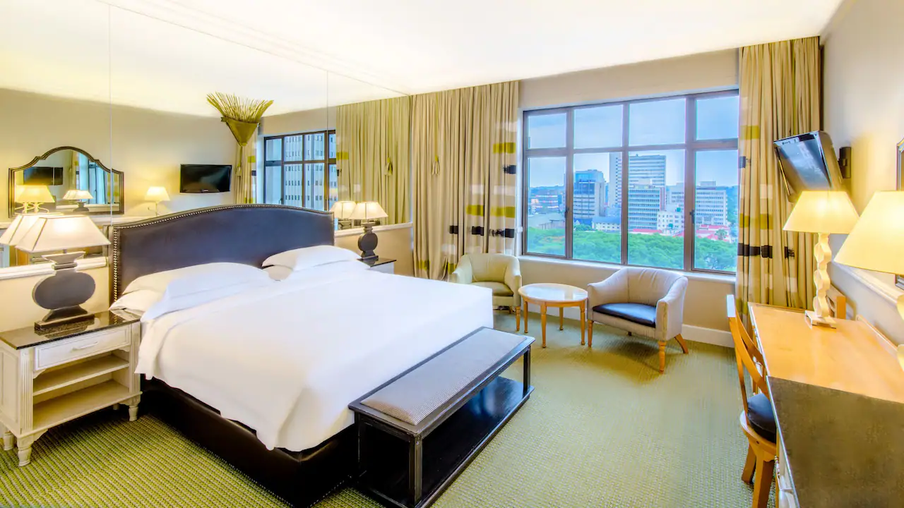Hyatt Regency Harare The Meikles, Harare, Zimbabwe, Deluxe King Bed Park View Room with Club Access