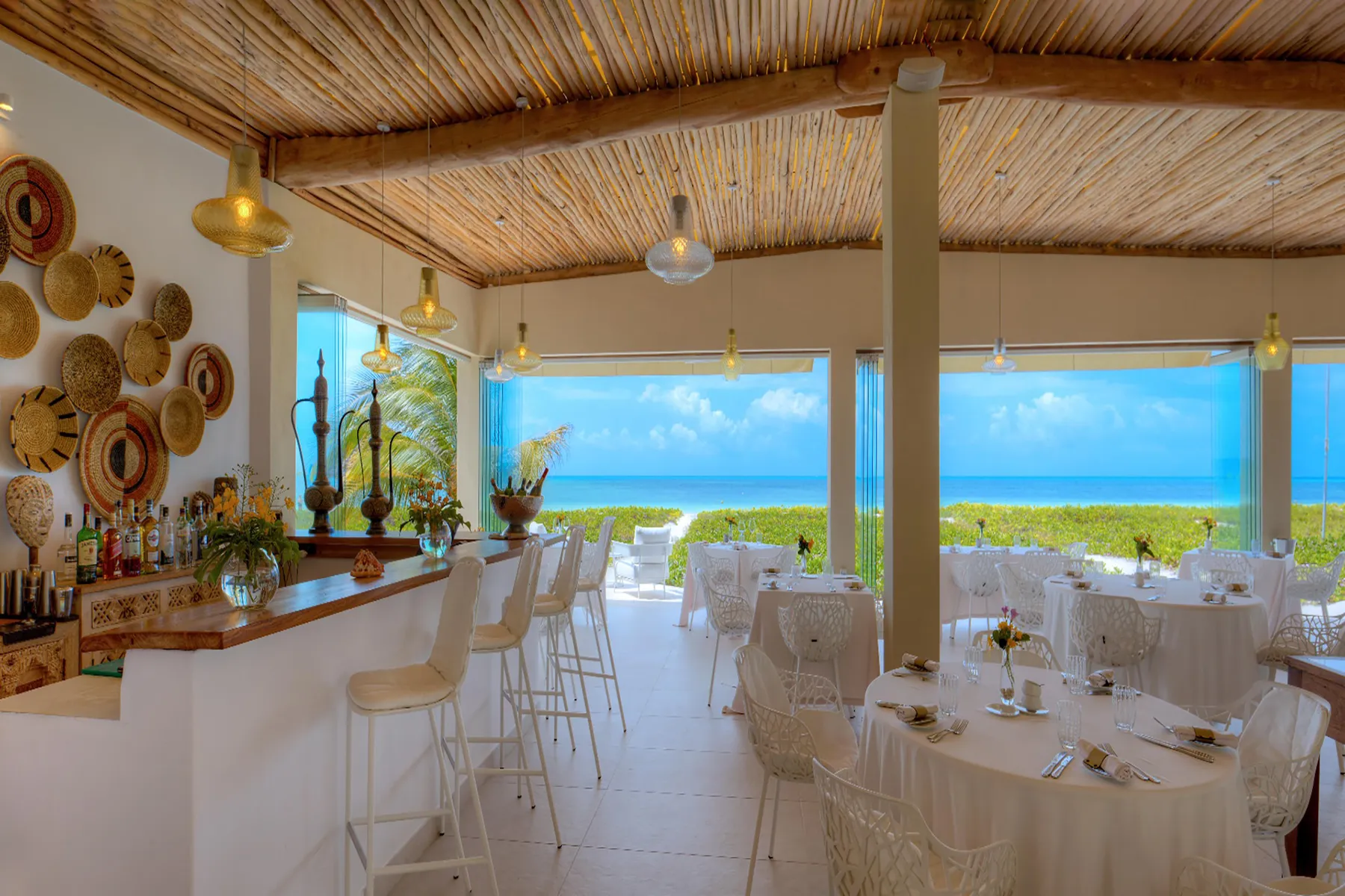 Zanzibar White Sand Luxury Villas & Spa, Zanzibar, Tanzania, Beach Restaurant and Bar