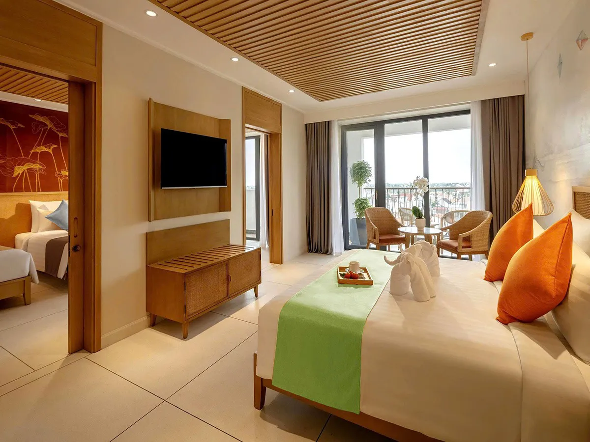 Little Oasis, an Eco Friendly Resort & Spa, Hội An, Vietnam, Signature Family Panoramic View Suite