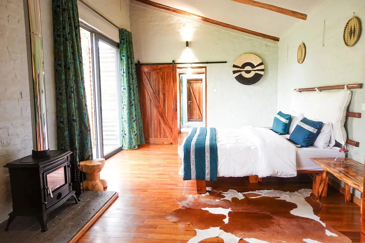 Kiho Gorilla Safari Lodge, Bwindi Impenetrable Forest, Uganda, Cottage, Bedroom