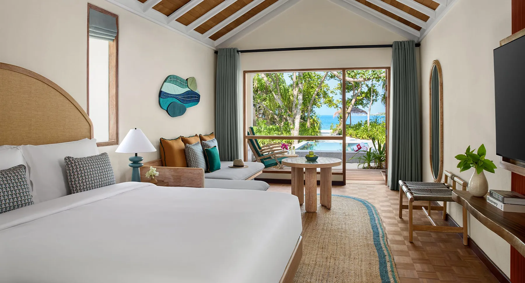 NH Collection Maldives Reethi Resort, Maldives, Deluxe Sunset Villa with Pool View