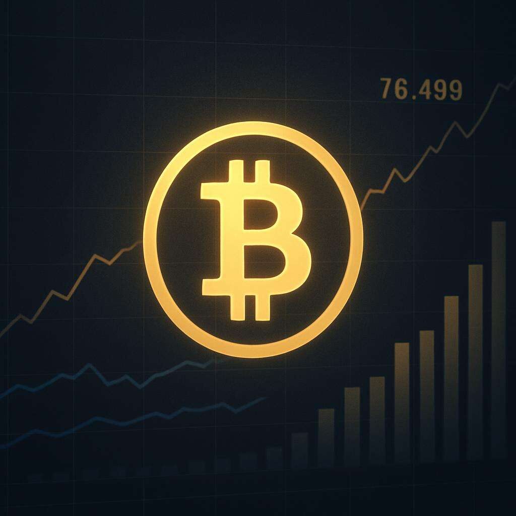 Bitcoin Holds Near $76,500 as Stocks Rally After Fed Rate Decision