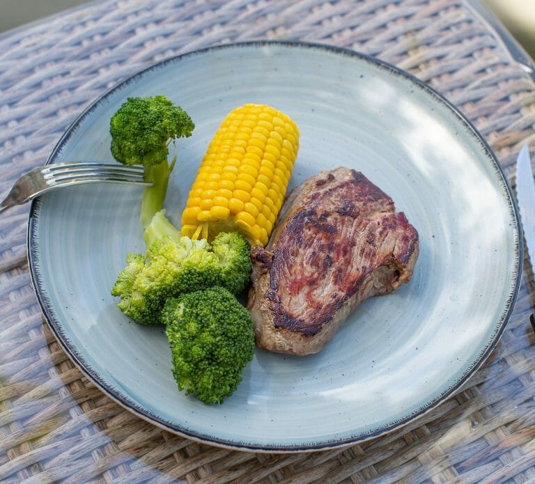 Healthy Steak with Corn and Broccoli Recipe The Healthy Man