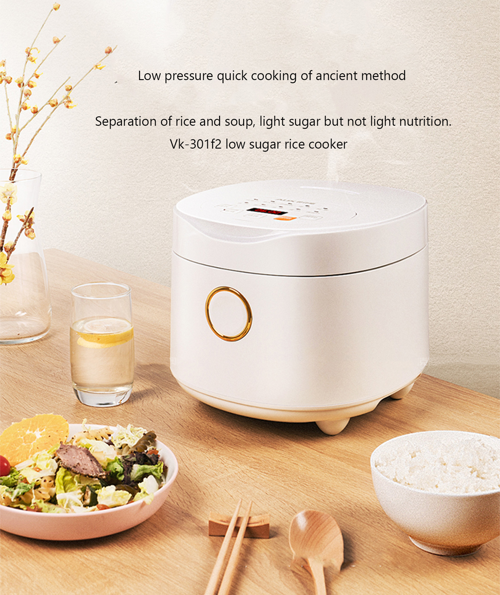 Oaks lowsugar rice cooker 3L home intelligent multifunction hypoglyc