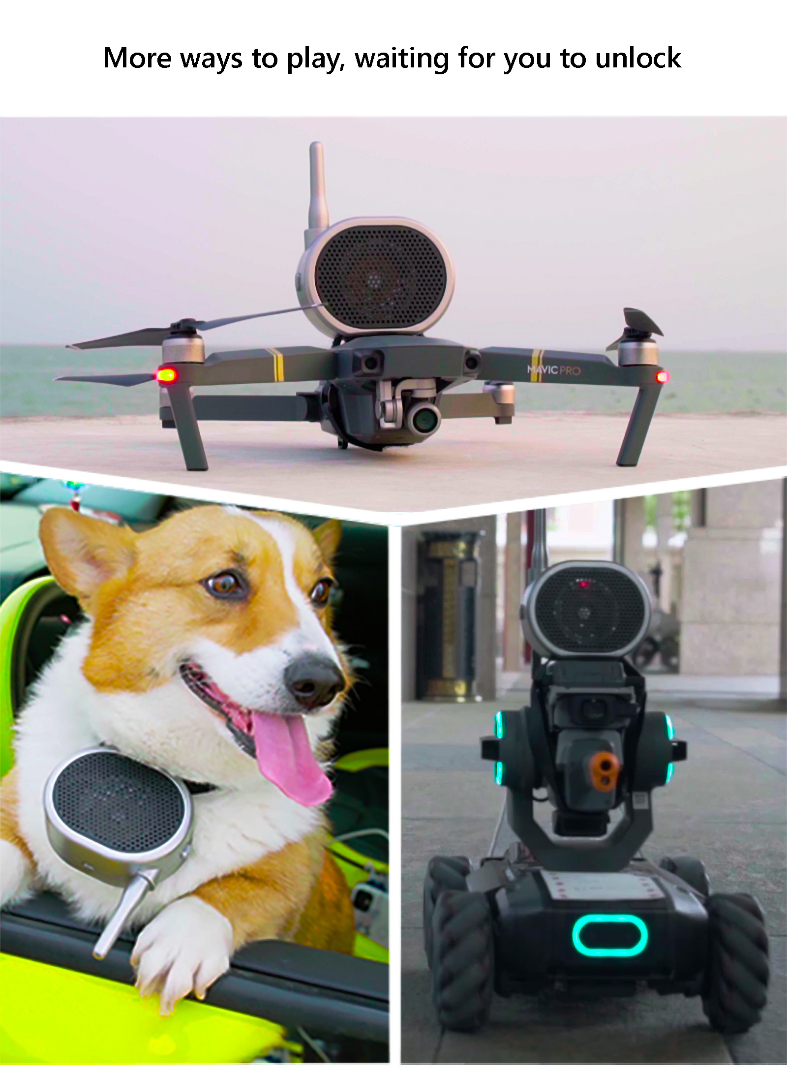 Drone Megaphone Loudspeaker Highdecibel Aircraft Ultralong Transmiss