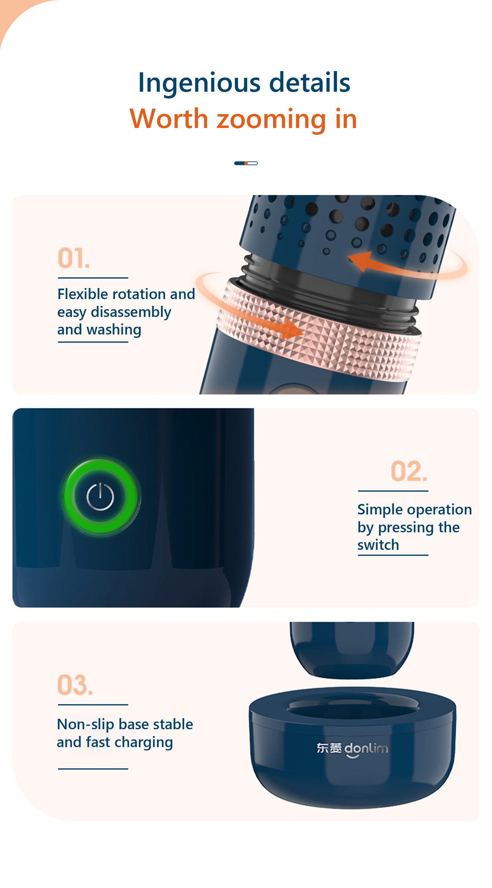 Capsule Fruit Vegetable Purifier Automatic Cleaning Disinfection Detox