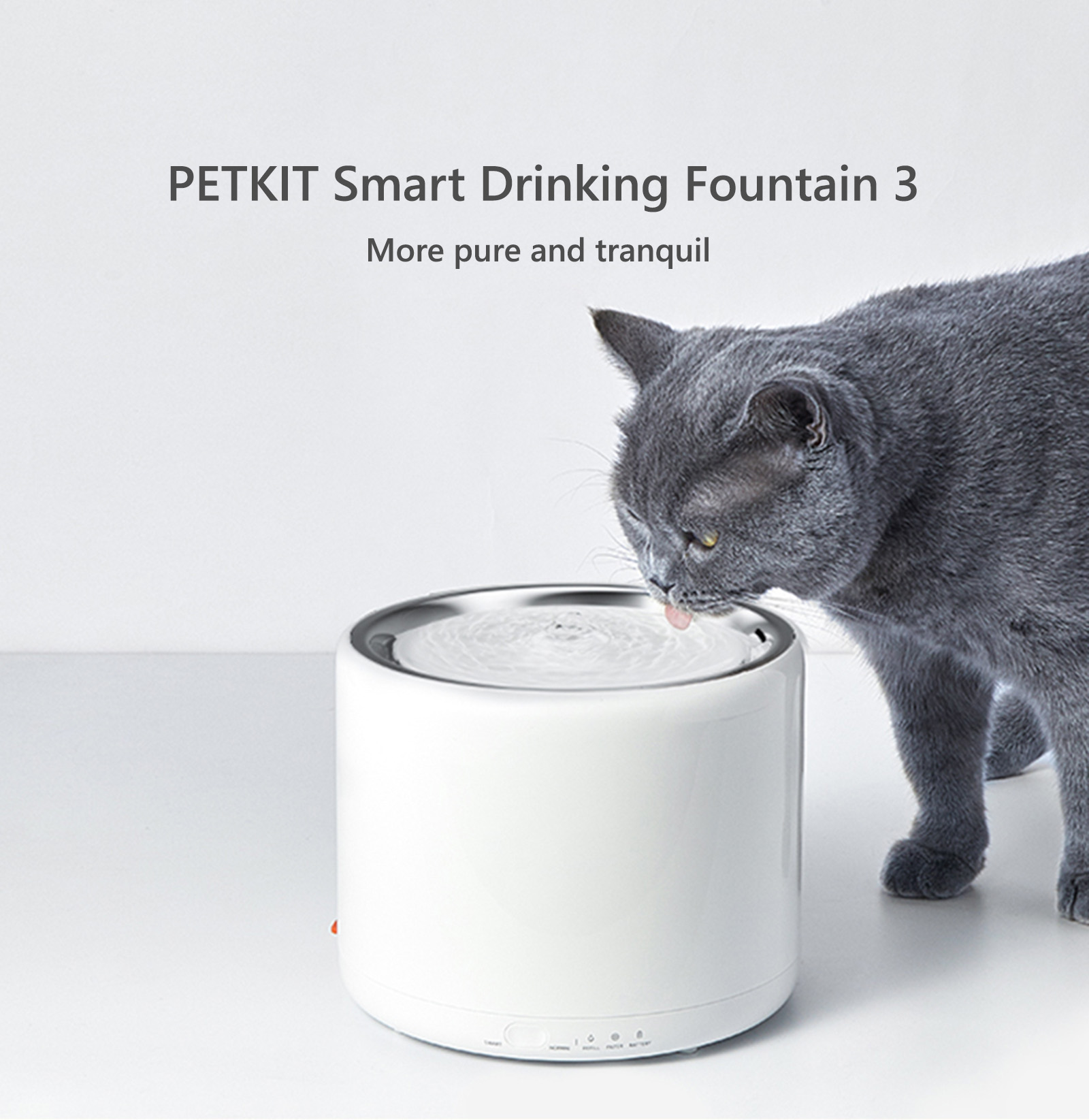 Pet Cat Dog Drinking Fountain Circulation Flow Filter Device PETKIT Ev