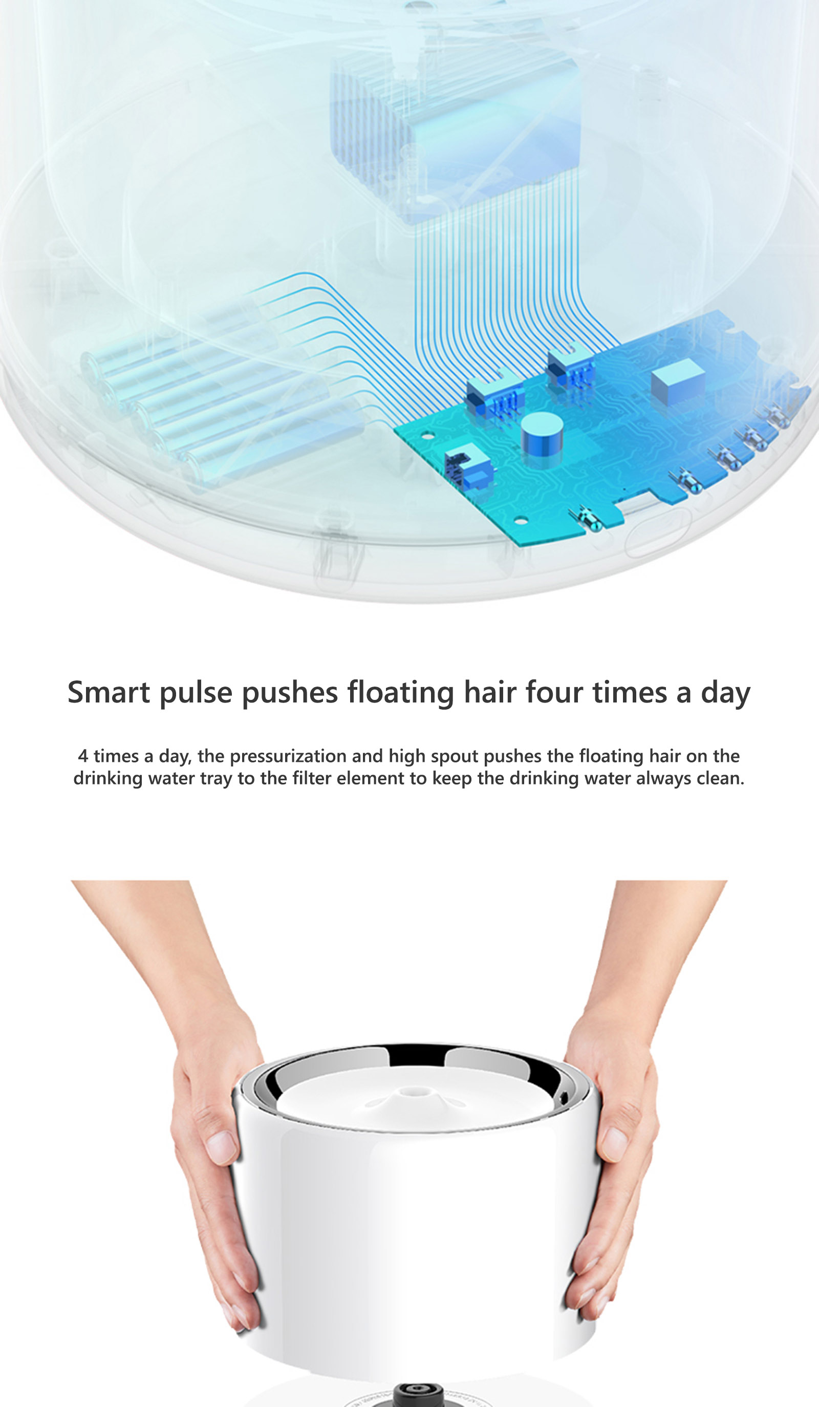 Pet Cat Dog Drinking Fountain Circulation Flow Filter Device PETKIT Ev