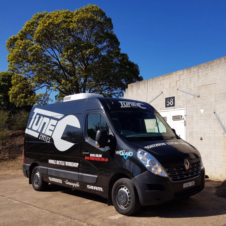 Mobile Bike Mechanics workshop van — book online and we come to you