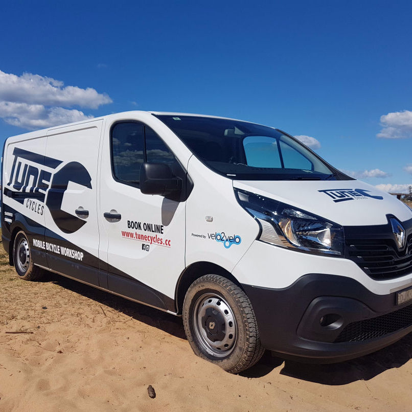 Mobile Bike Mechanics van on the Northern Beaches, Sydney — servicing your suburb