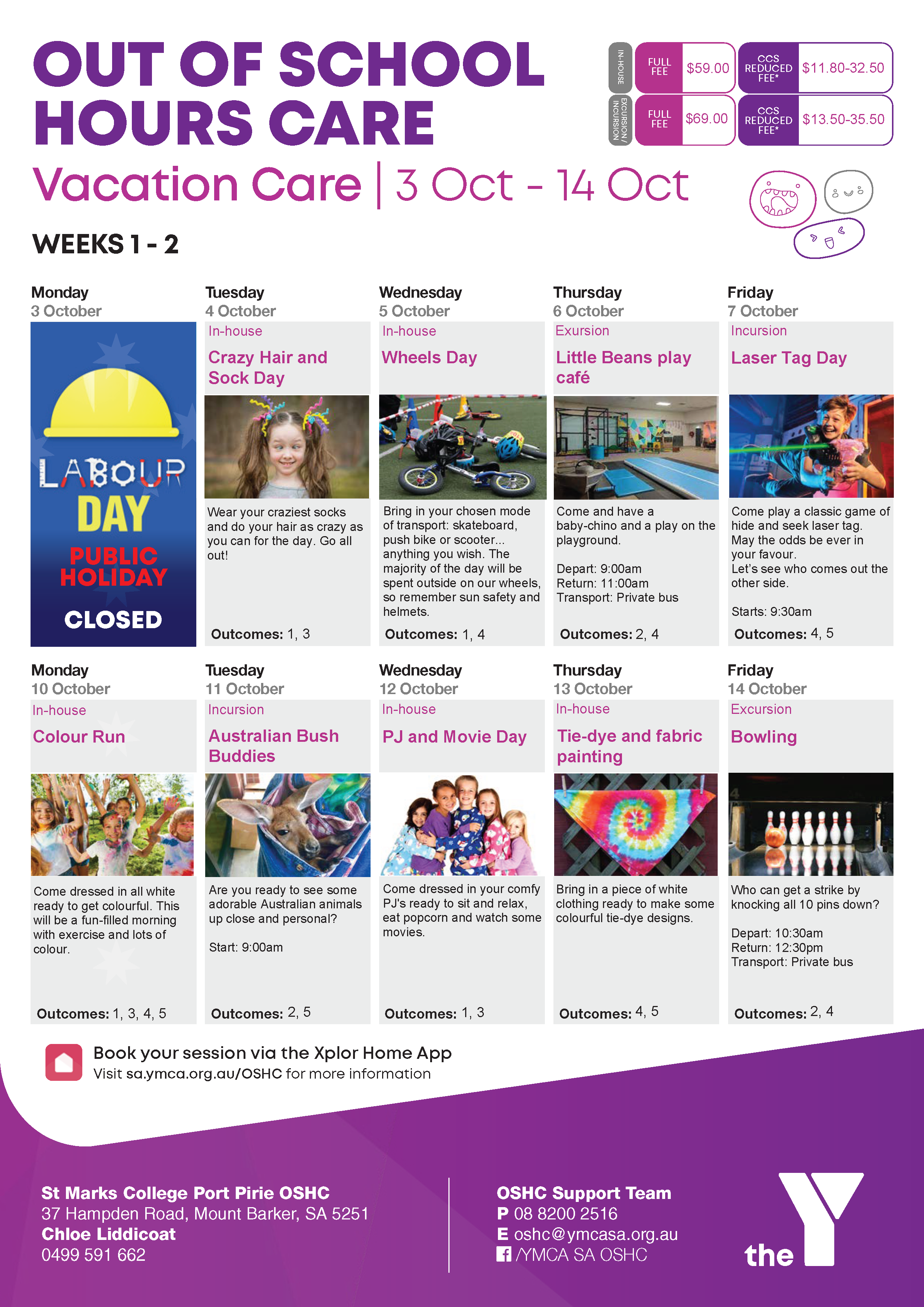 St Mark's College Port Pirie YMCA SA