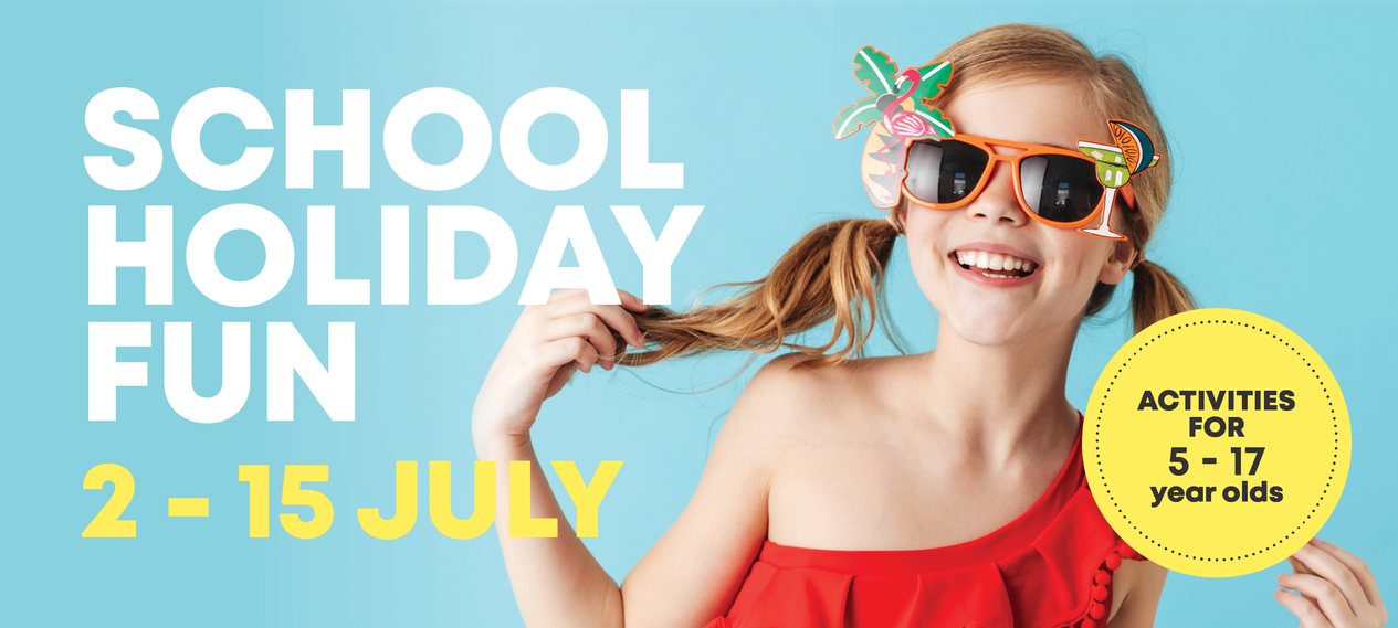 FAC July School Holidays web banner