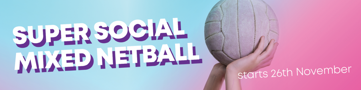 Social Mixed Netball web banner